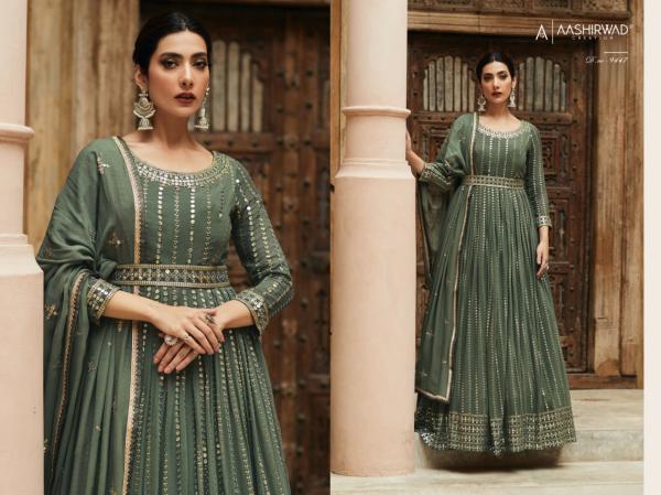 Aashirwad Gulkand Aza Wedding Wear Designer Gown Collection